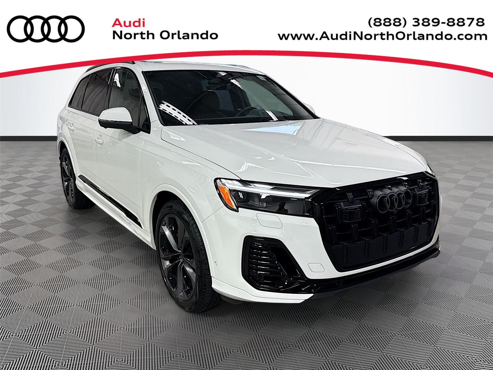 Carrara White 2026 Audi Q7 SUV / Crossover All-Wheel Drive Automatic
