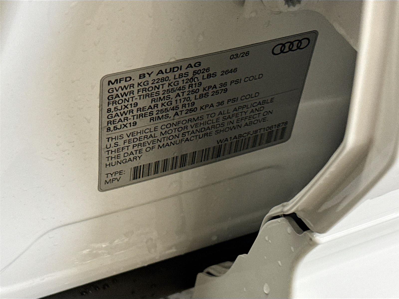 2026 Audi Q3 S line