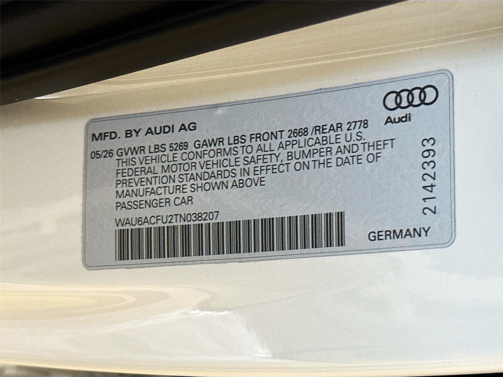 2026 Audi A5 Prestige