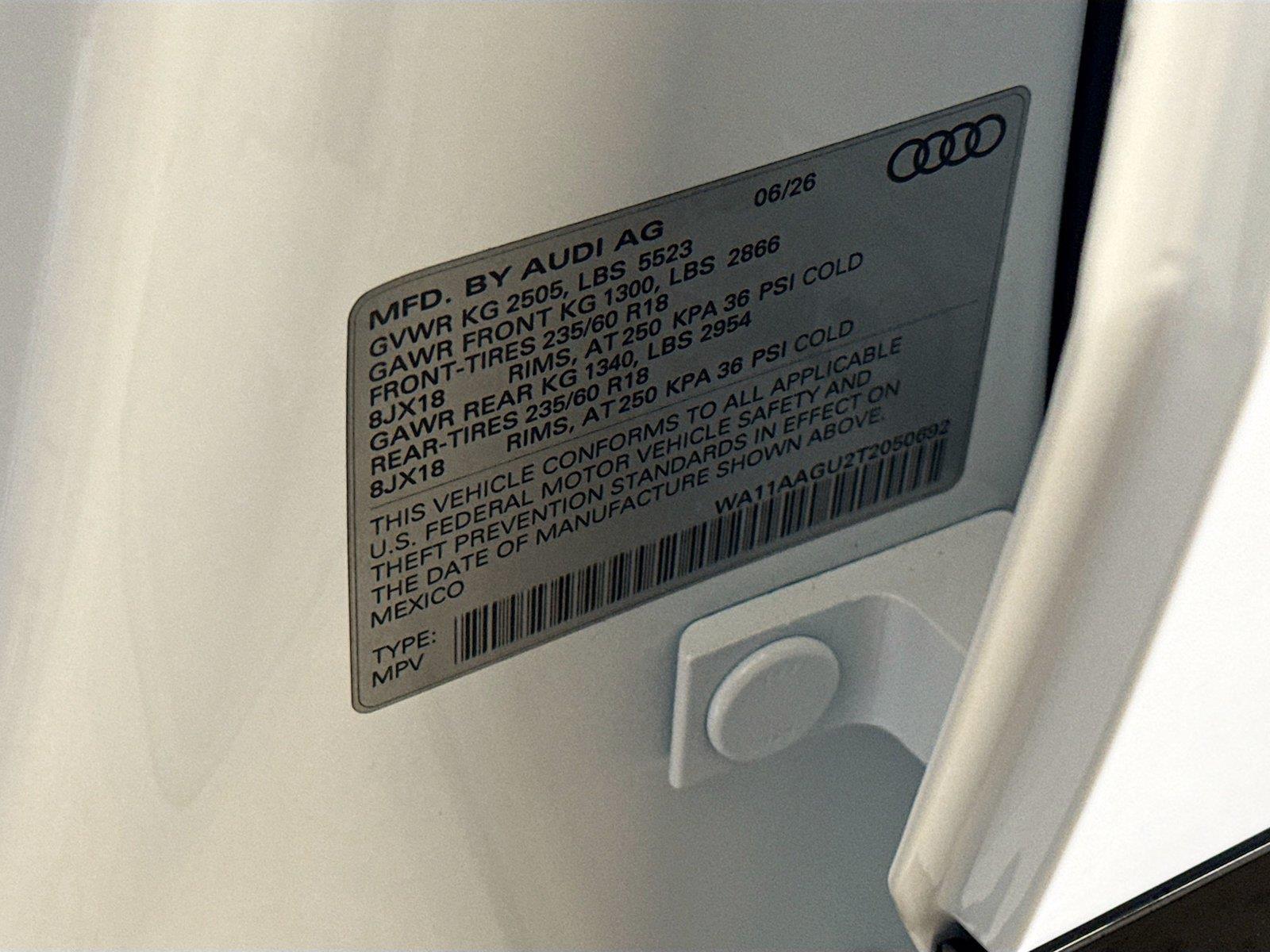 2026 Audi Q5 Premium