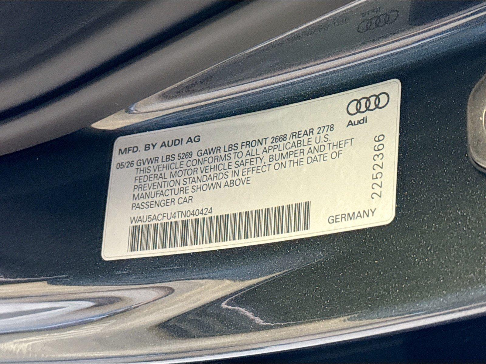 2026 Audi A5 Premium Plus