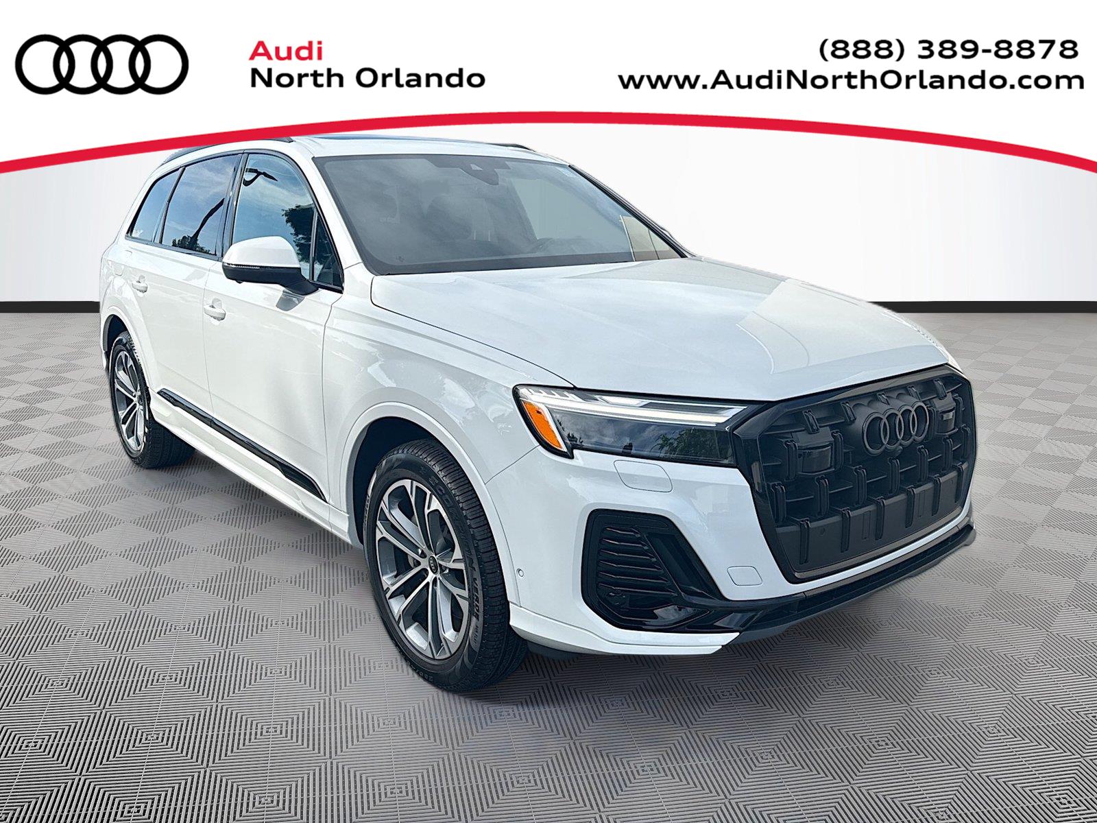 Glacier White Metallic 2026 Audi Q7 SUV / Crossover All-Wheel Drive Automatic
