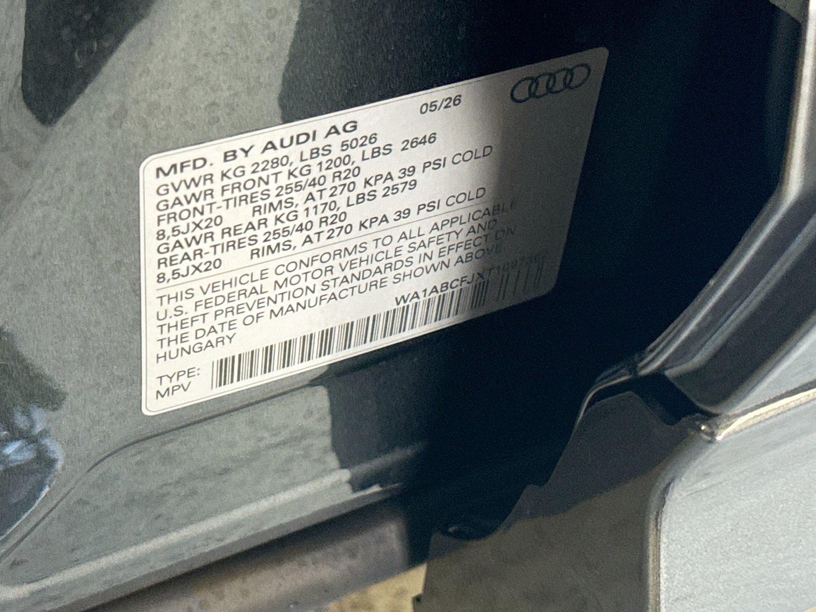 2026 AUDI Q3 S-LINE
