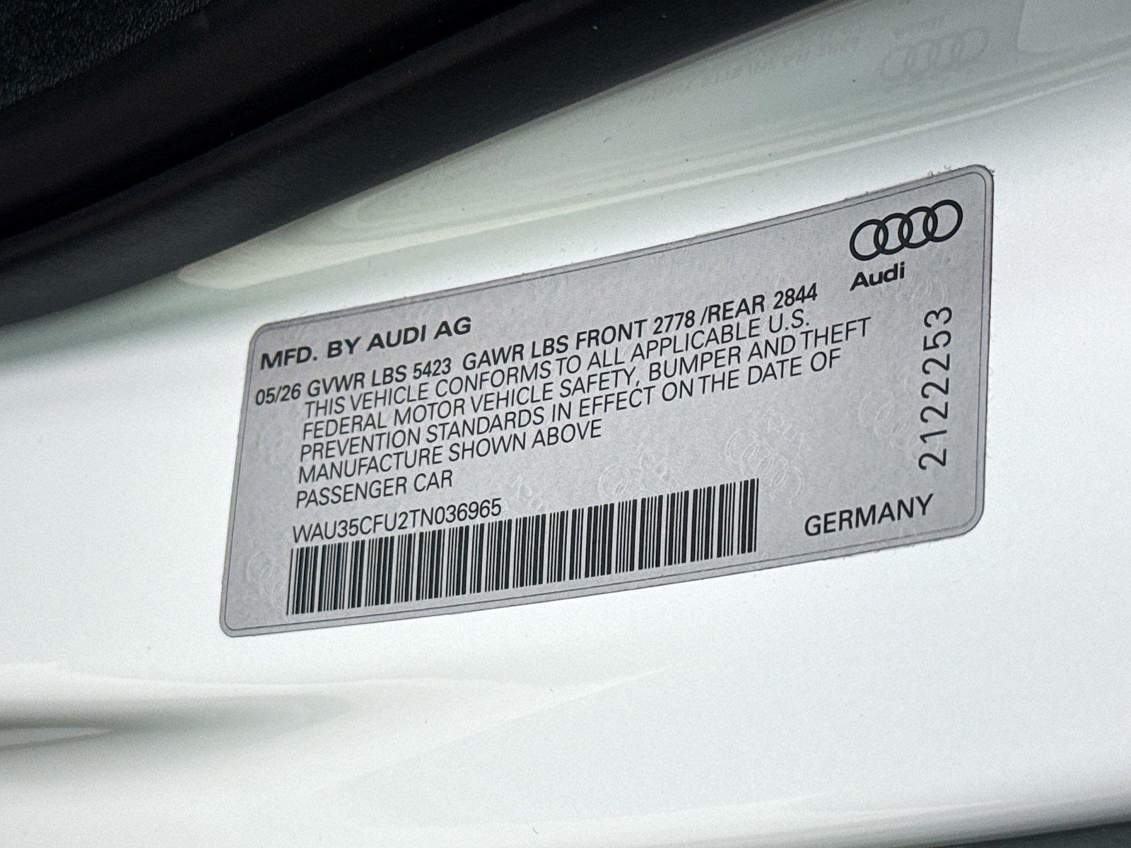 2026 Audi S5 Prestige