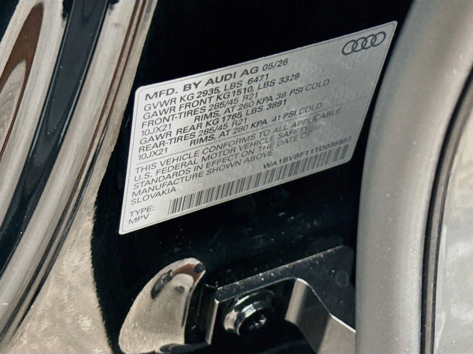 2026 Audi Q8 Premium Plus