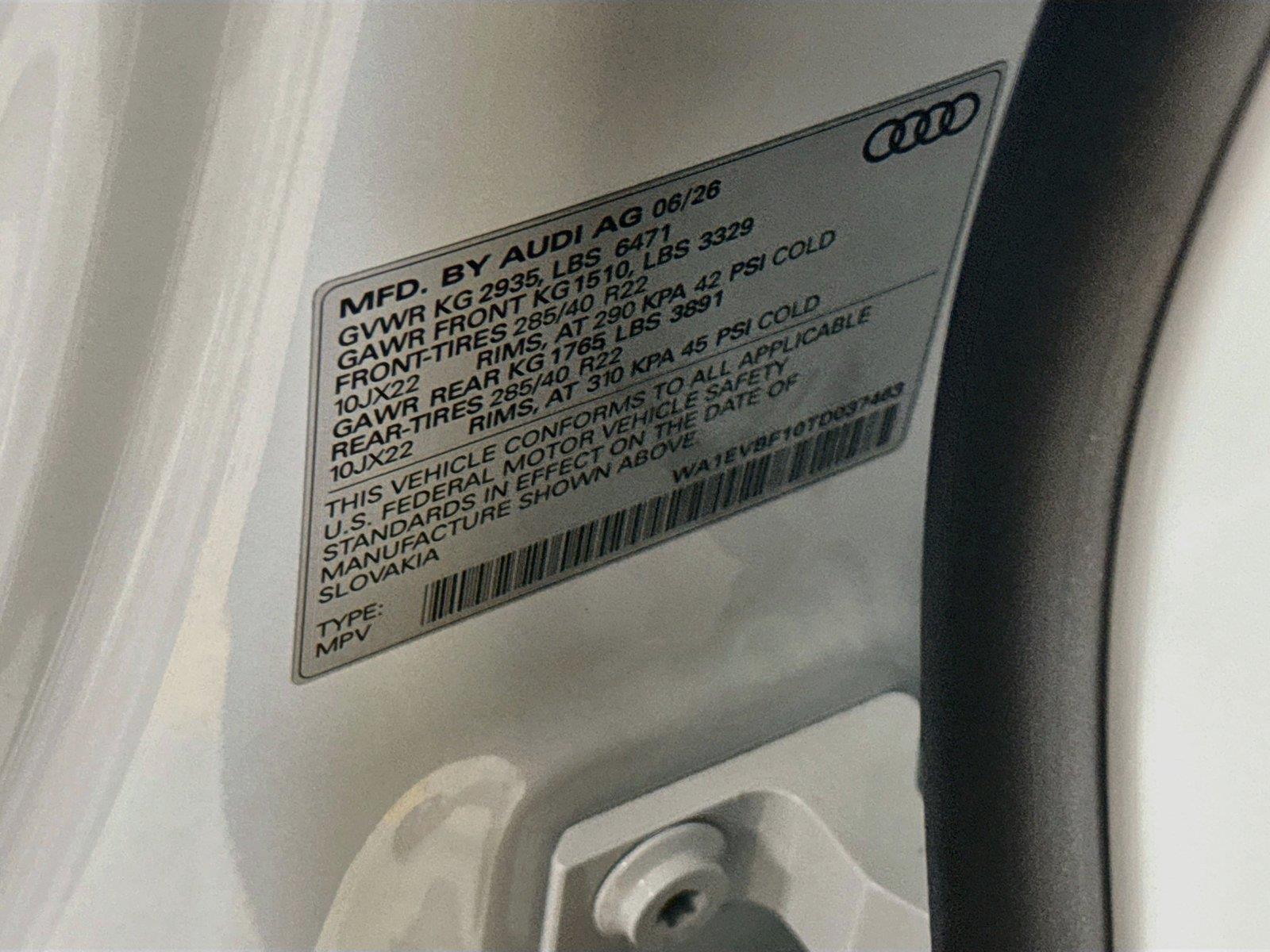 2026 Audi Q8 Premium Plus