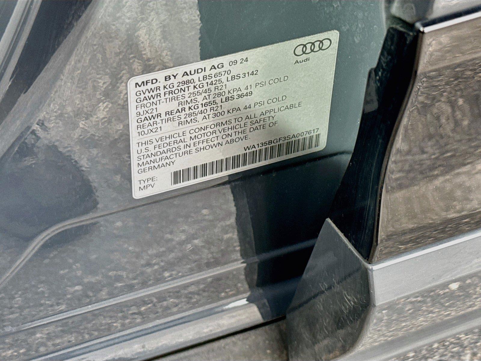 2025 Audi SQ6 e-tron Prestige