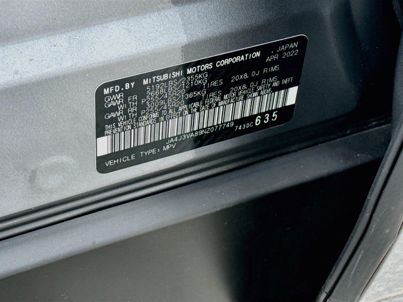2022 Mitsubishi Outlander SEL Special Edition