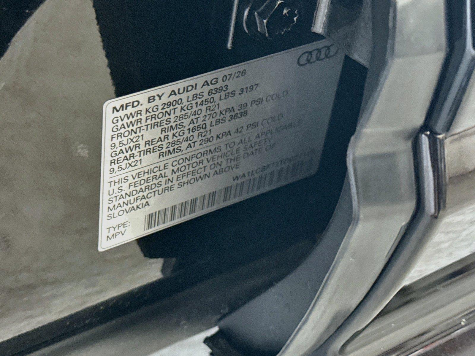 2026 Audi Q7 Premium Plus