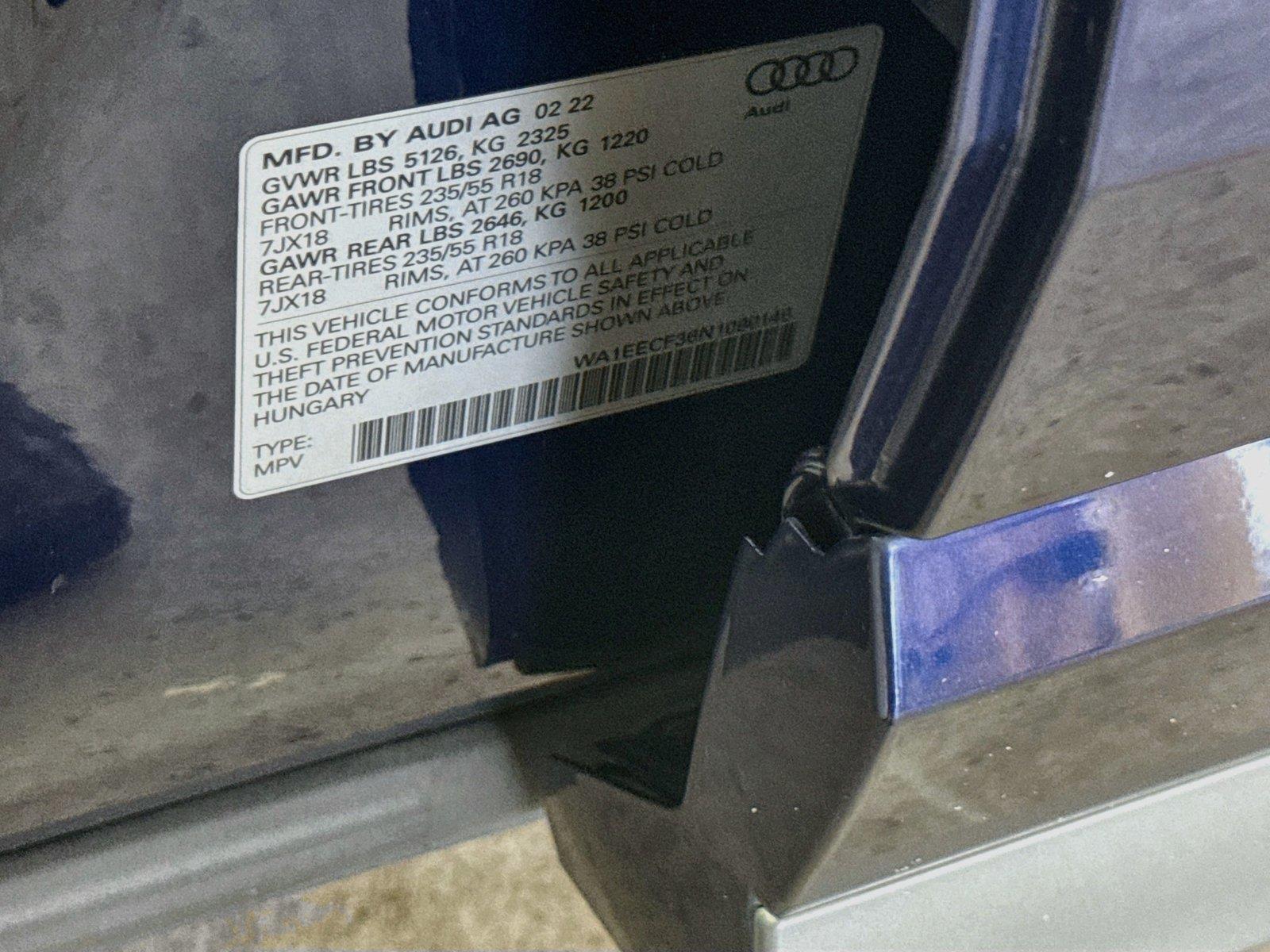 2022 Audi Q3 S line Premium Plus