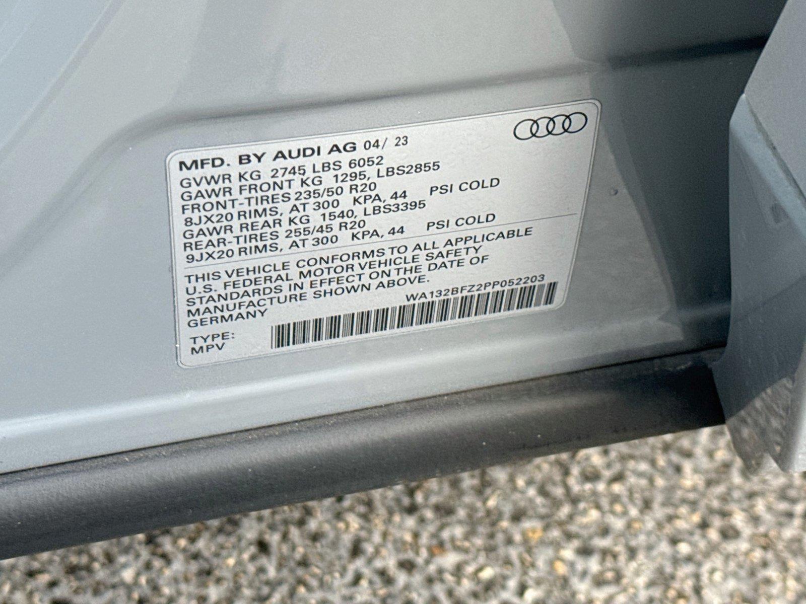 2023 Audi Q4 e-tron Sportback Premium Plus