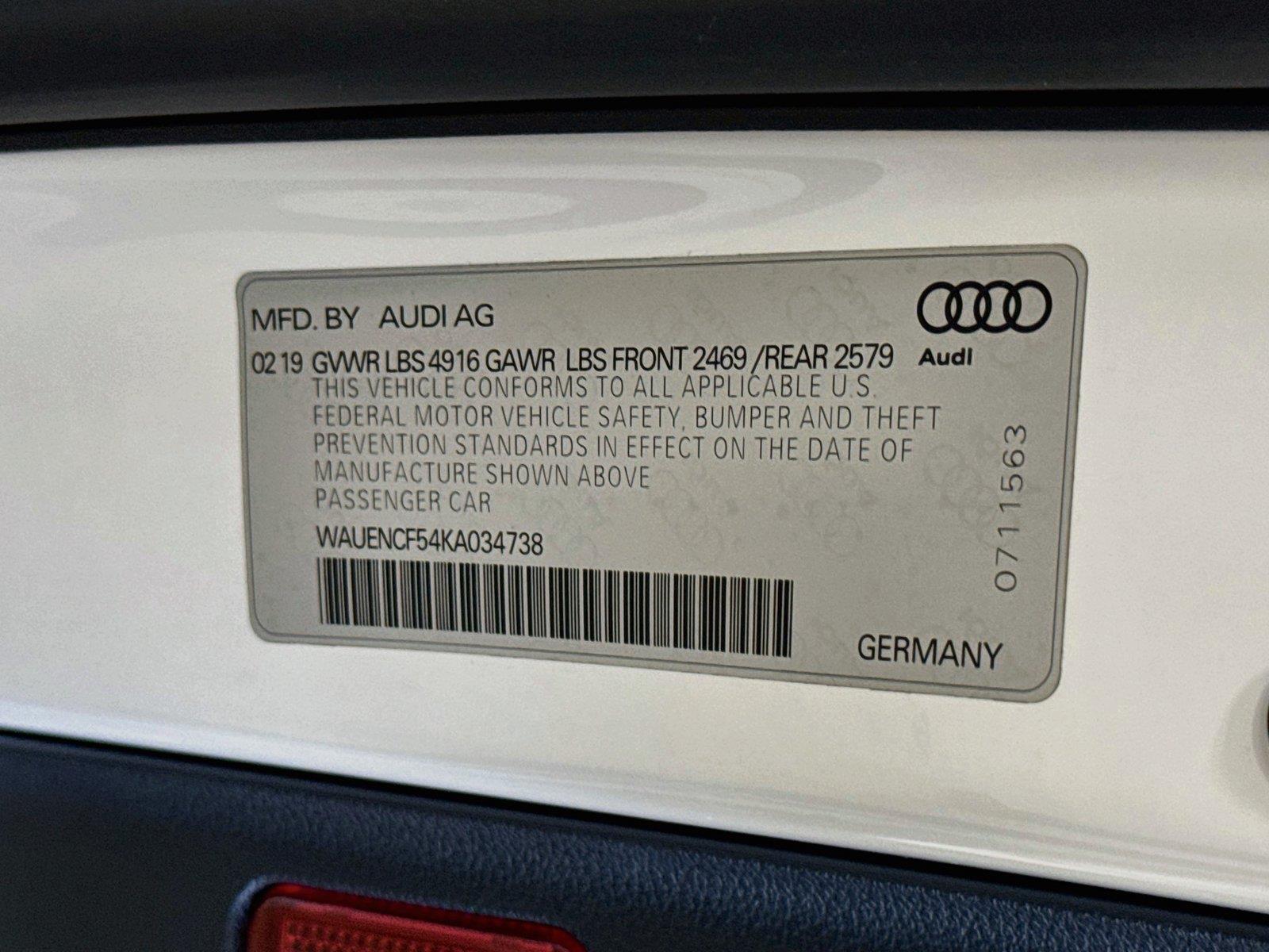 2019 Audi A5 Sportback Premium Plus