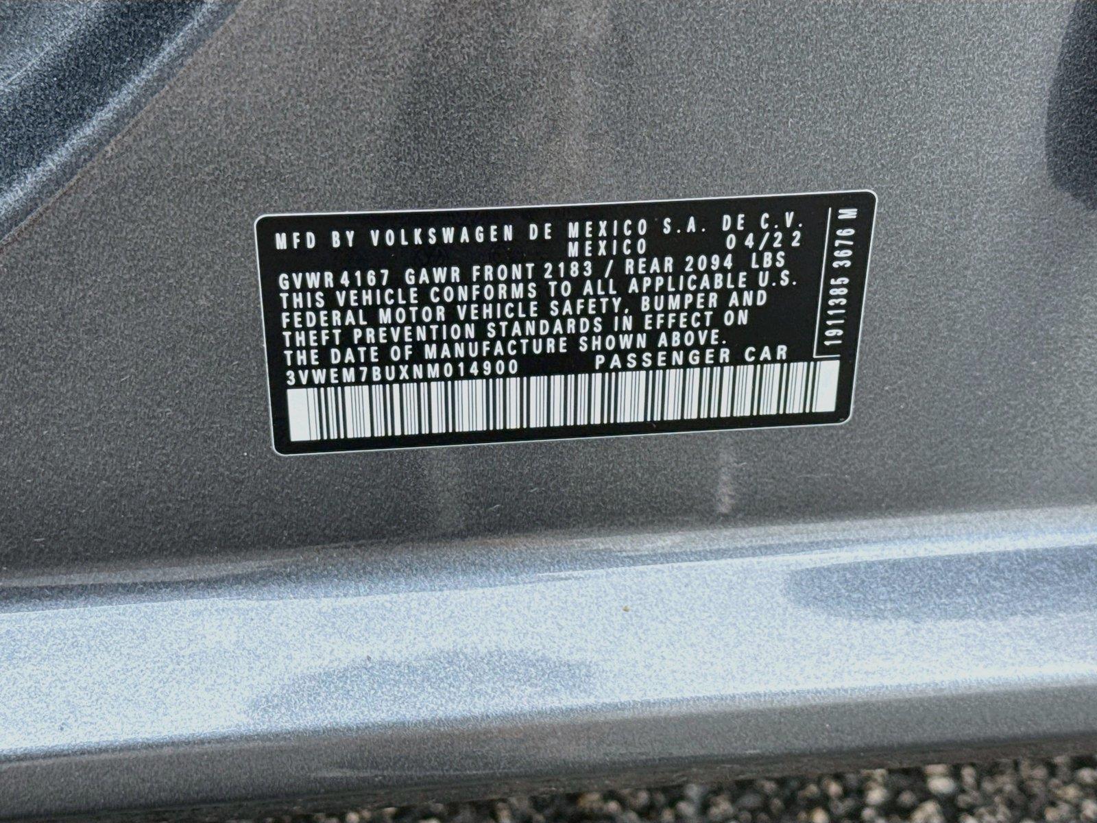 2022 Volkswagen Jetta SE