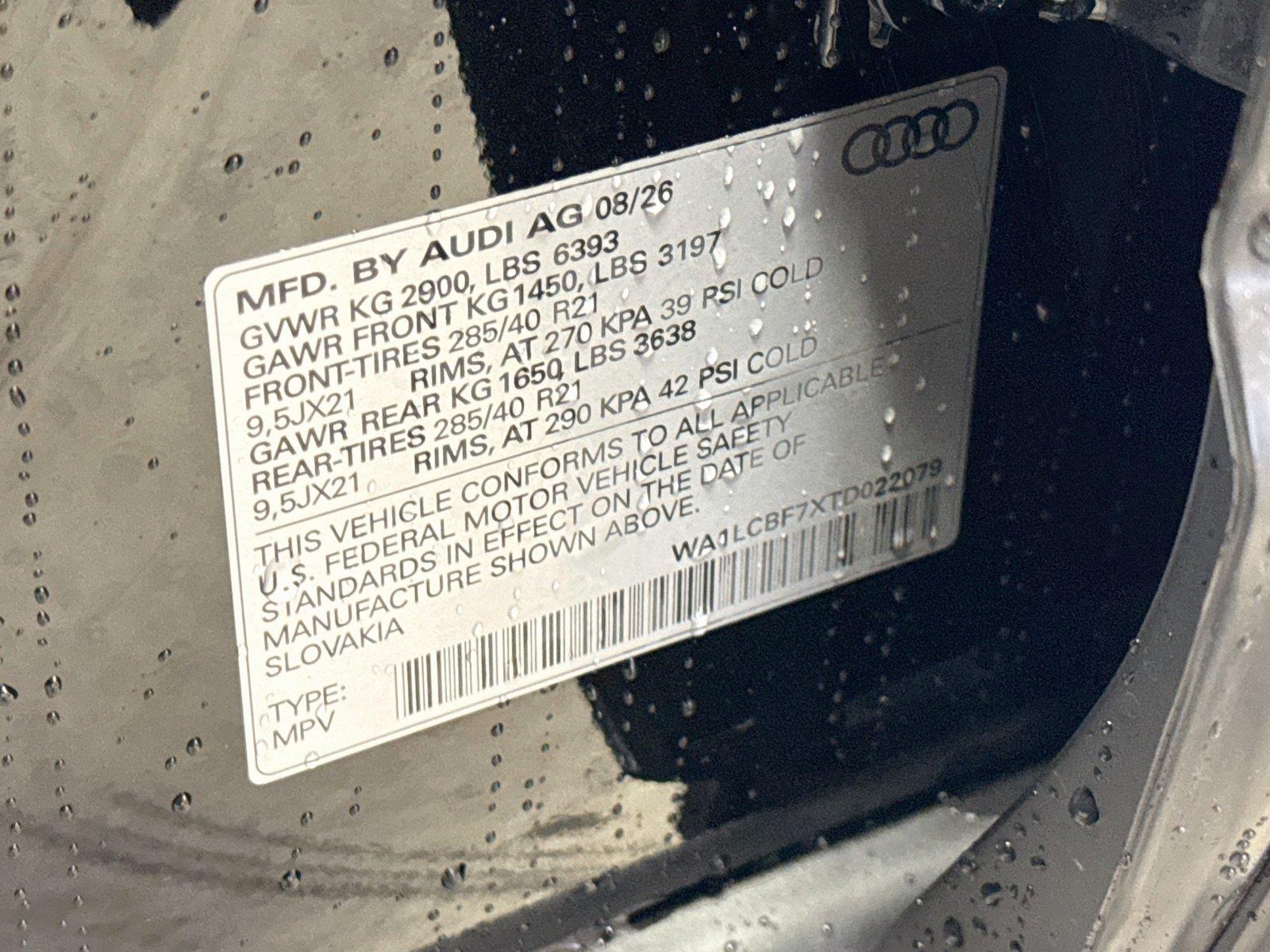 2026 Audi Q7 Premium Plus
