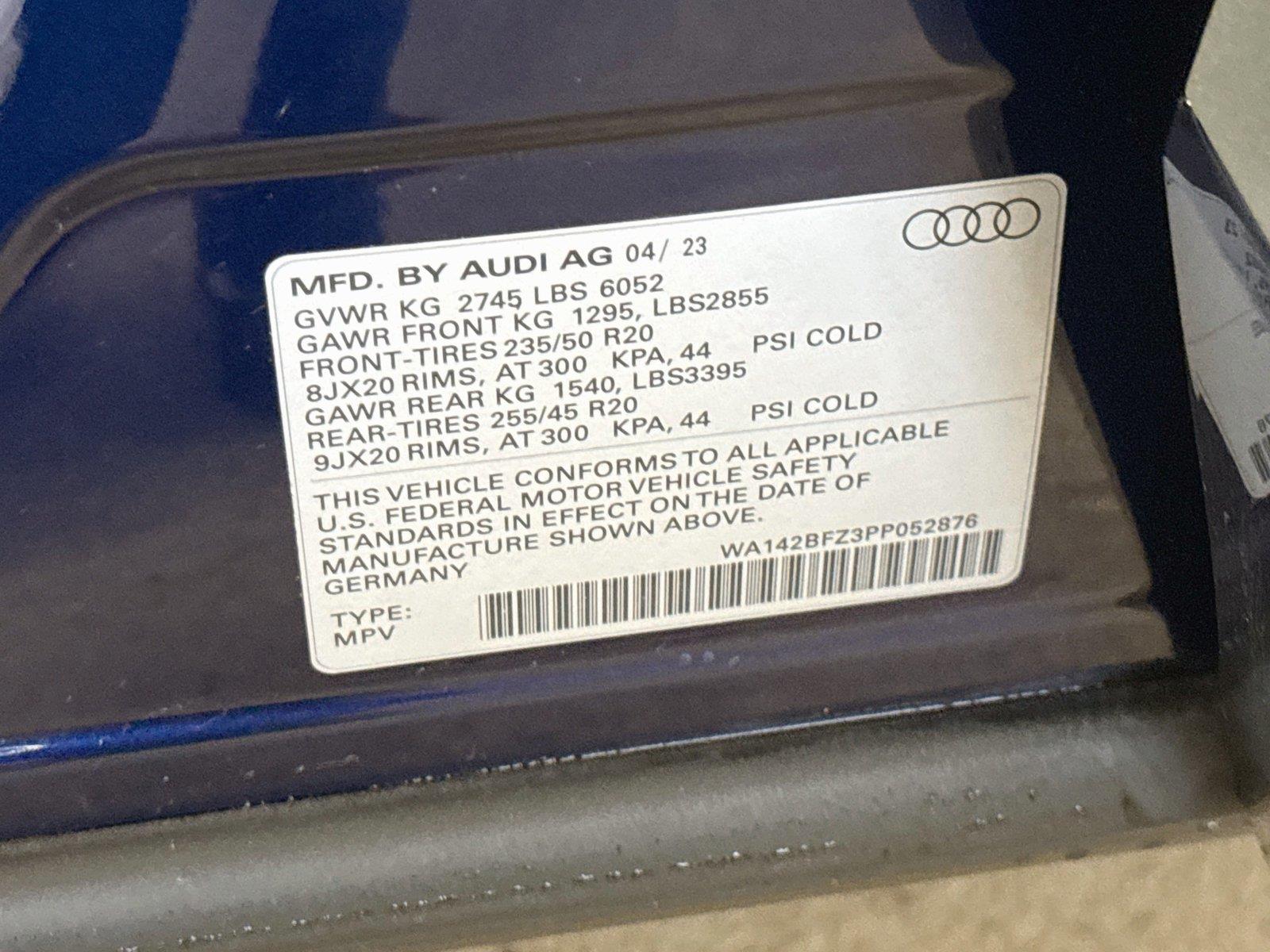 2023 Audi Q4 e-tron Sportback Prestige