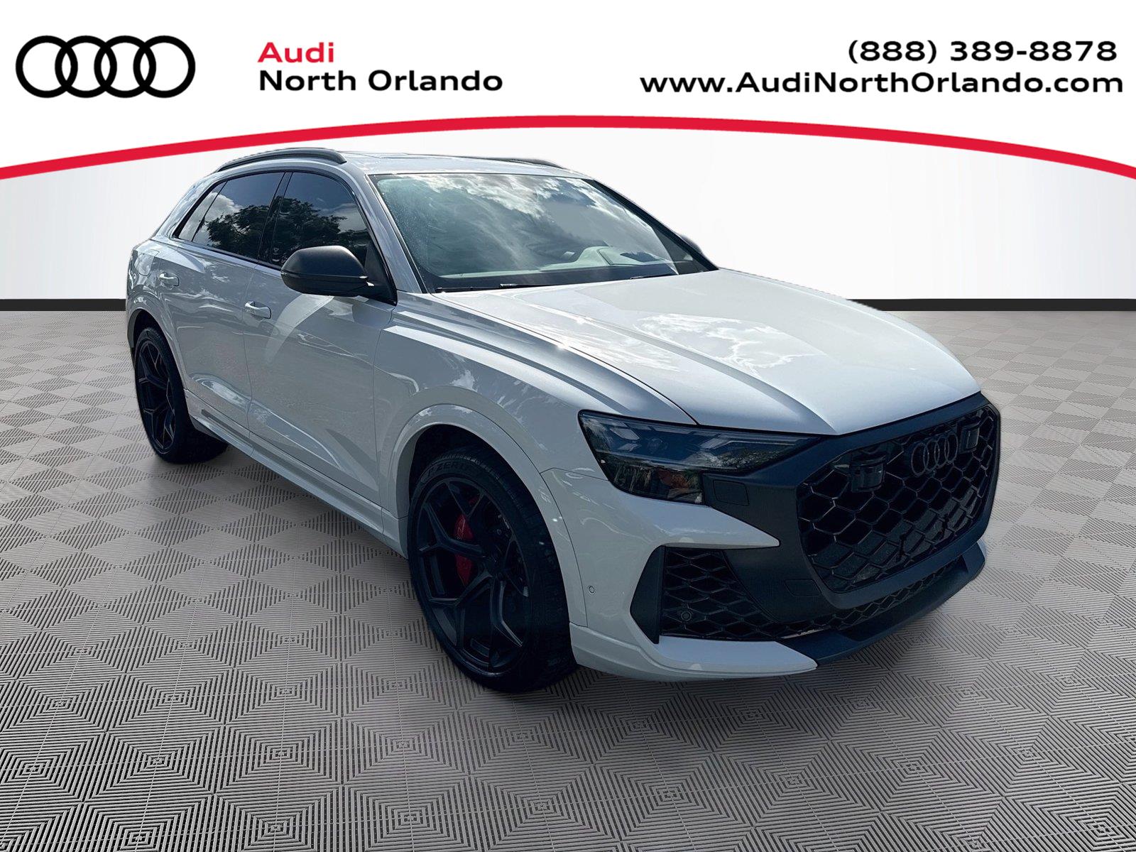 Glacier White Metallic 2026 Audi RS Q8 SUV / Crossover All-Wheel Drive Automatic