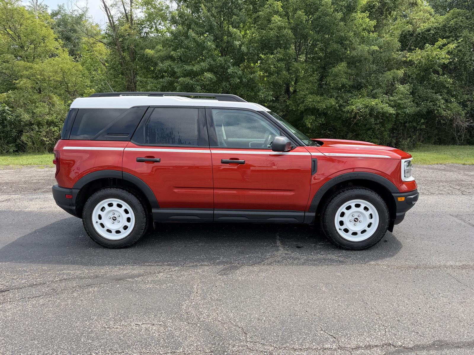 2023 Hot Pepper Red Tinted Clearcoat Ford Bronco Sport Heritage 4X4 SUV