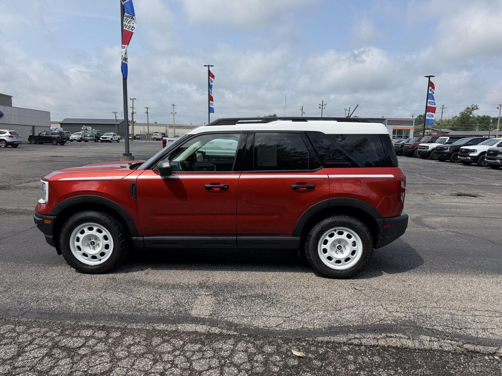2023 Hot Pepper Red Tinted Clearcoat Ford Bronco Sport Heritage 4X4 SUV