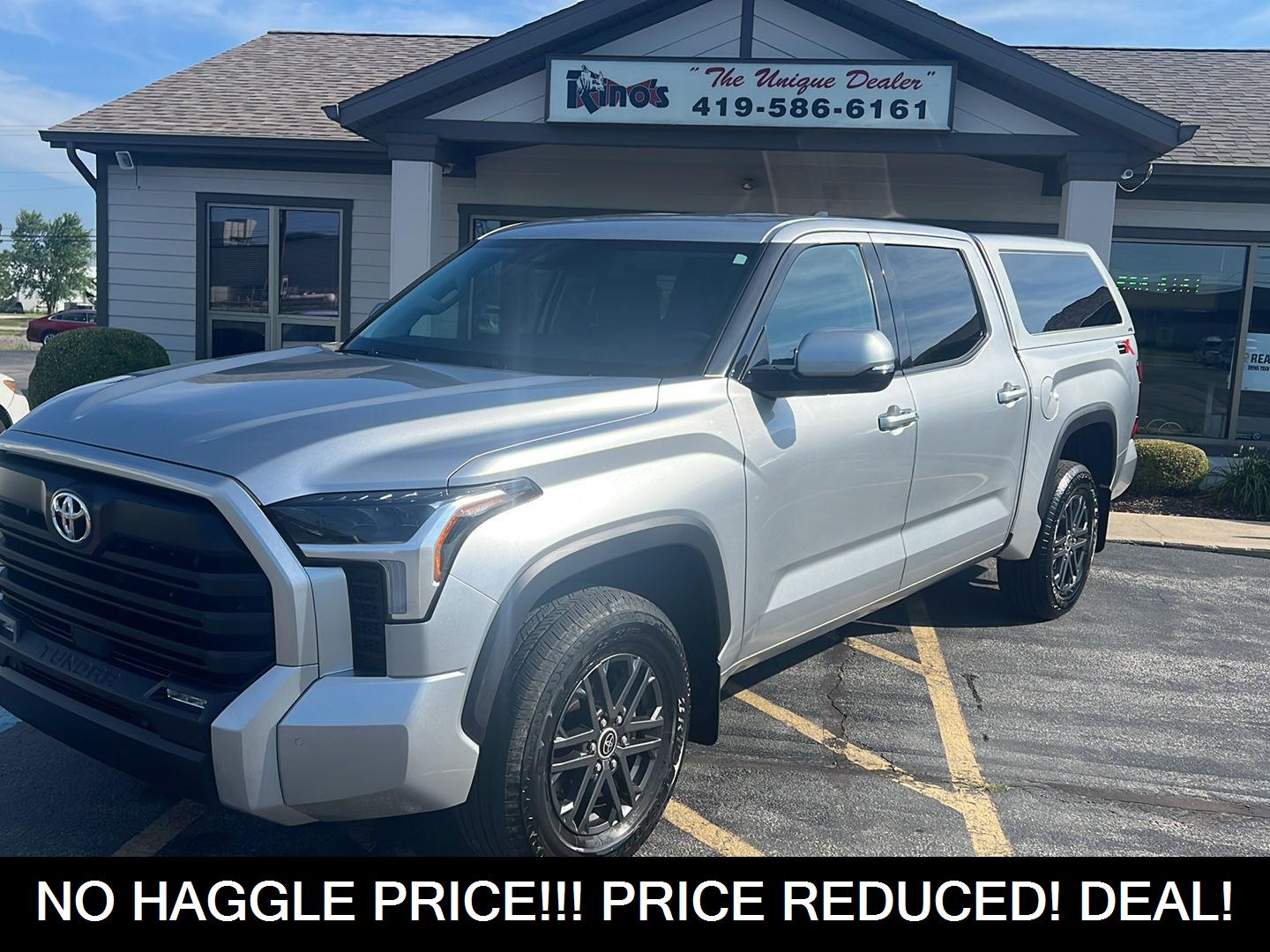 Celestial Silver Metallic 2023 Toyota Tundra Pickup Truck Four-Wheel Drive Automatic