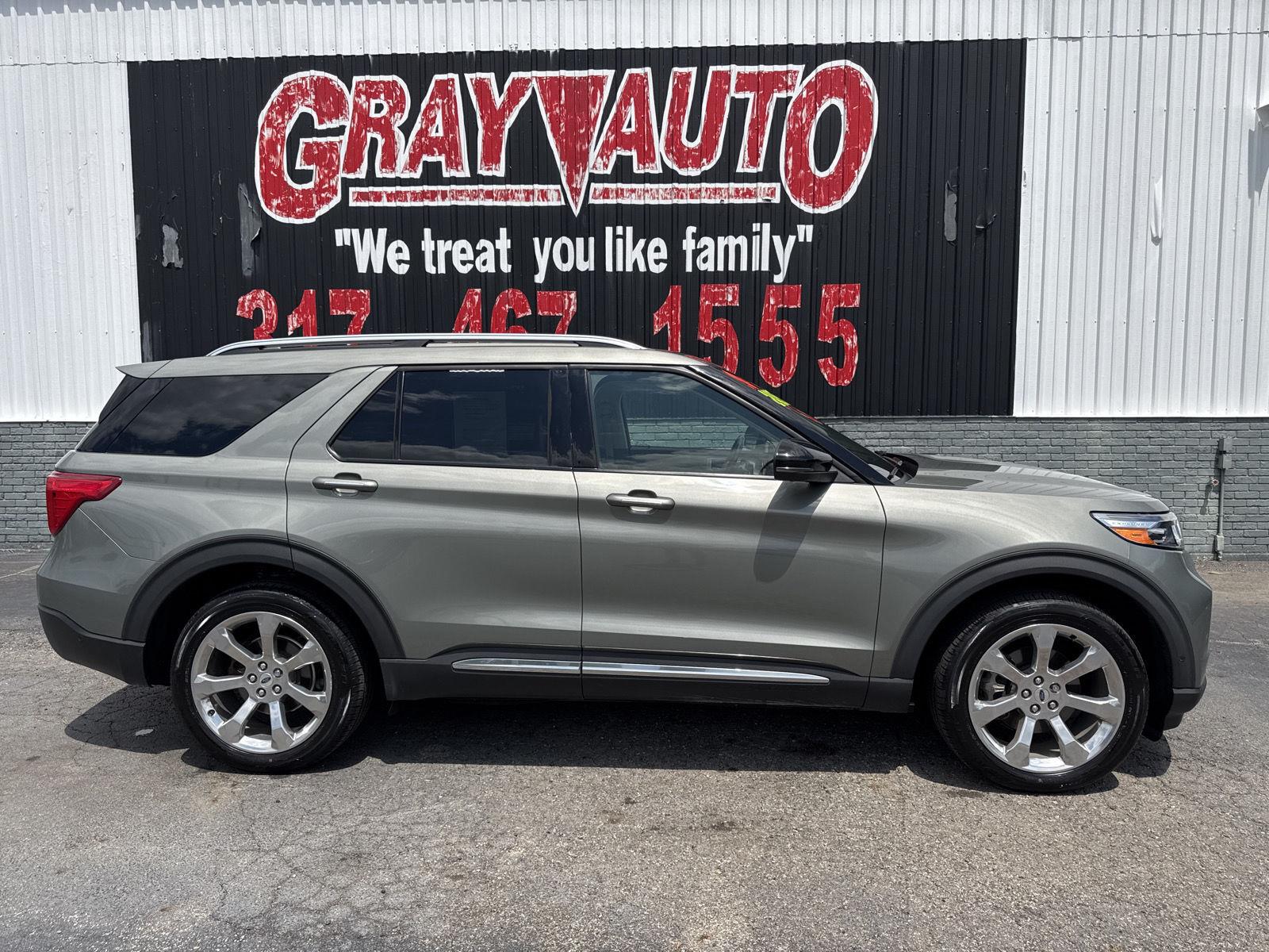 Silver Spruce Metallic 2020 Ford Explorer SUV / Crossover All-Wheel Drive Automatic