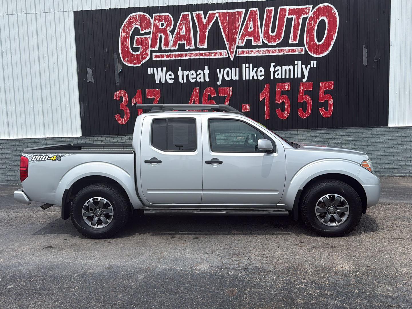 Brilliant Silver Metallic 2019 Nissan Frontier Pickup Truck Four-Wheel Drive Automatic