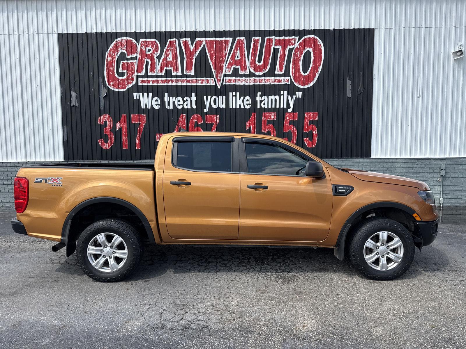Saber Metallic 2019 Ford Ranger Pickup Truck Four-Wheel Drive Automatic