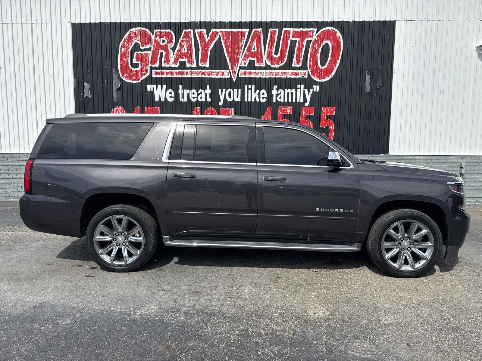 Gray (Tungsten Metallic) 2015 Chevrolet Suburban SUV / Crossover Four-Wheel Drive 6-Speed Automatic