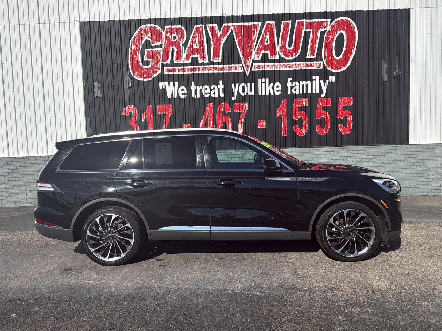 Infinite Black Metallic 2020 Lincoln Aviator SUV / Crossover All-Wheel Drive Automatic