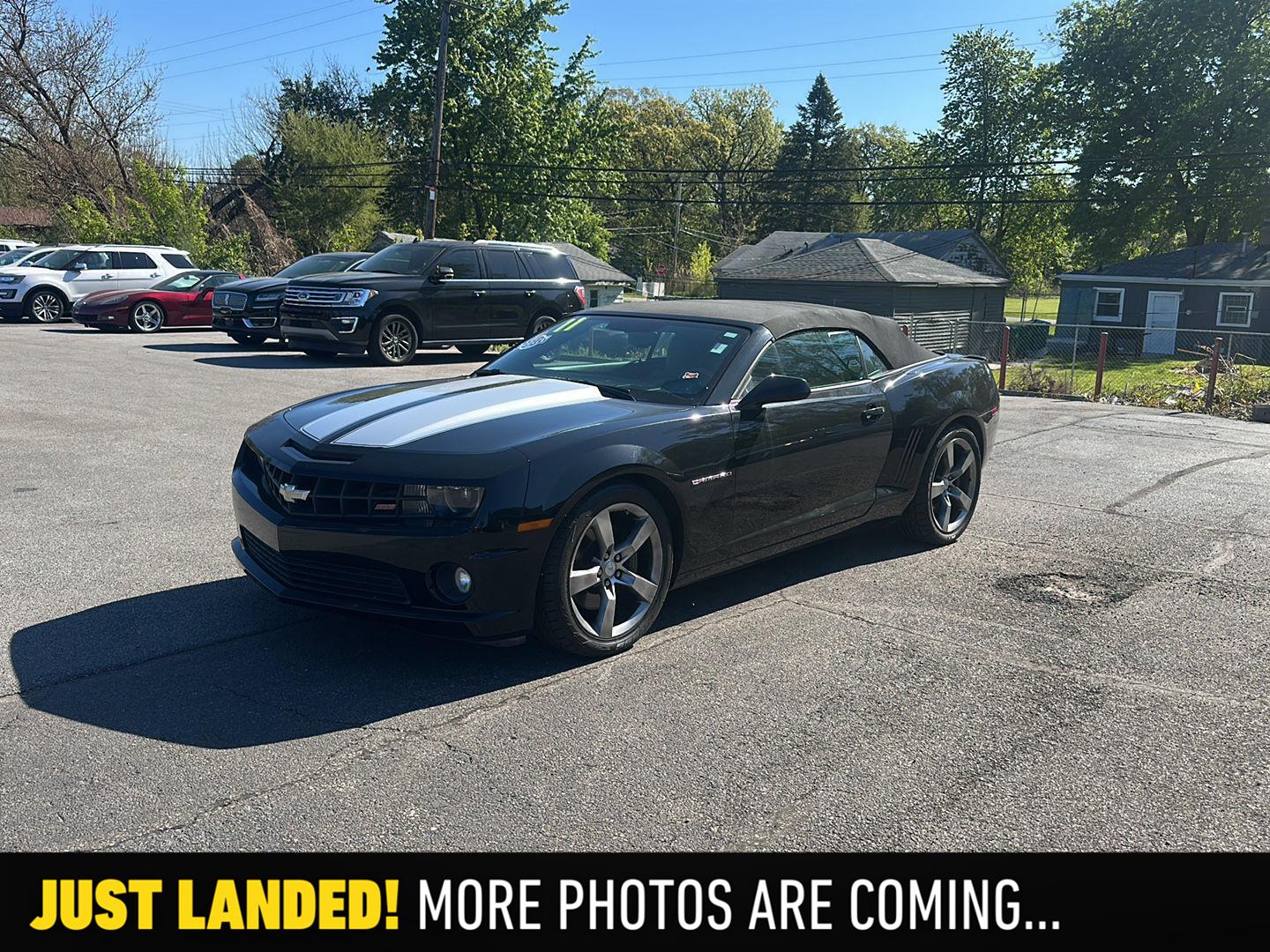 Black 2011 Chevrolet Camaro 2SS Convertible RWD Convertible Rear-Wheel Drive 6-Speed Automatic