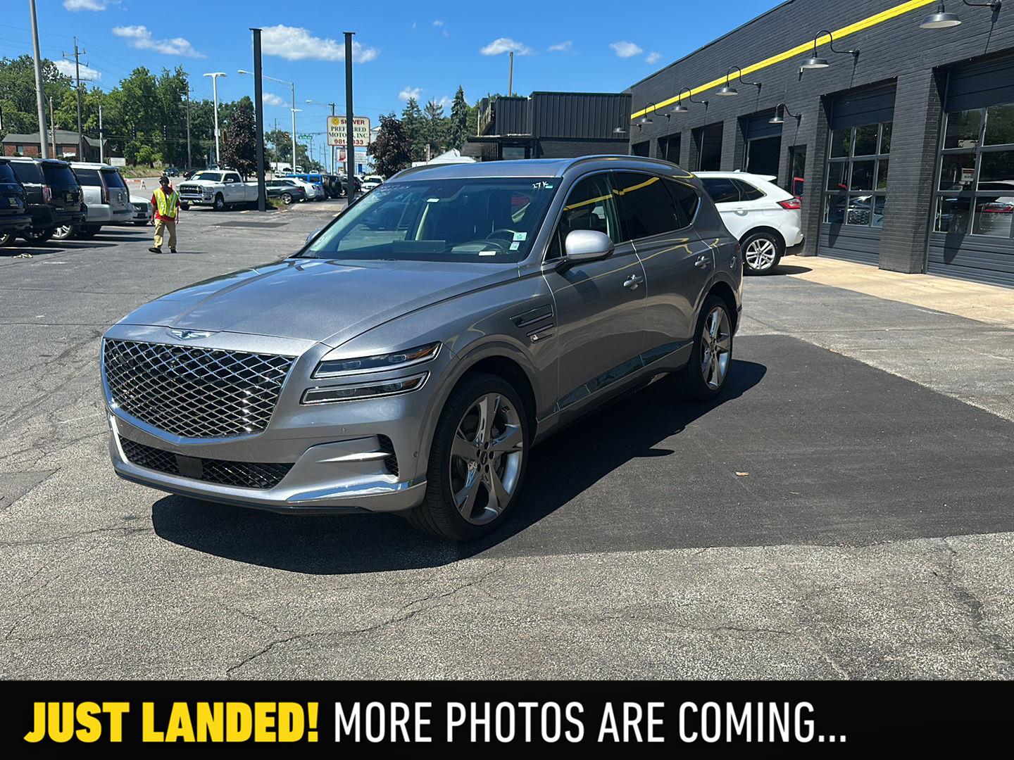 Silver 2024 Genesis GV80 SUV / Crossover All-Wheel Drive 8-Speed Automatic