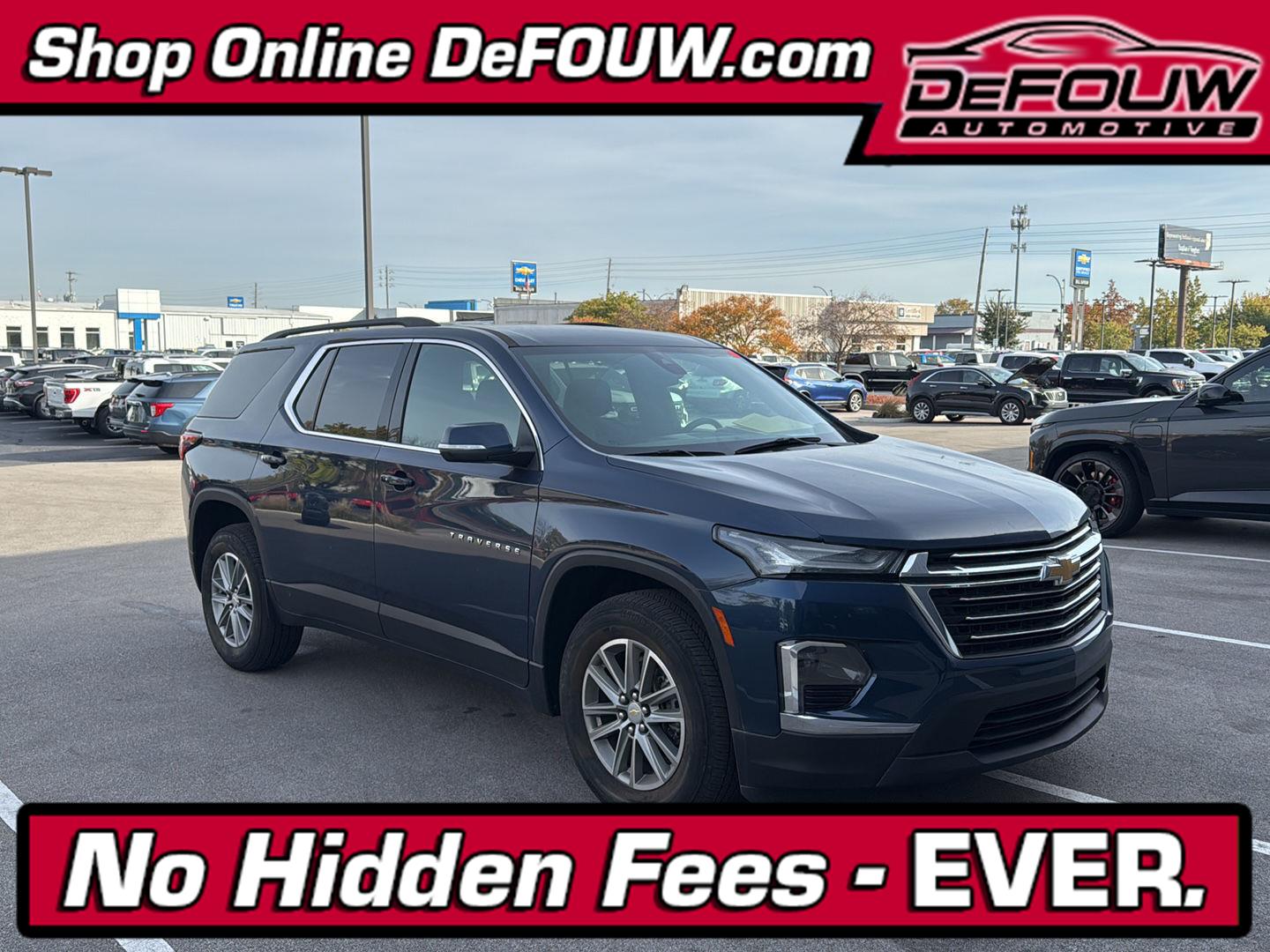 Northsky Blue Metallic 2023 Chevrolet Traverse SUV / Crossover Front-Wheel Drive 9-Speed Automatic