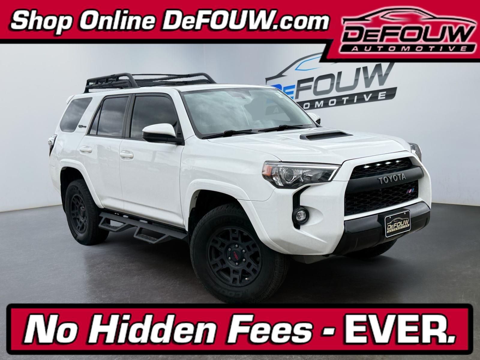 Super White 2019 Toyota 4Runner TRD Pro 4WD SUV / Crossover Four-Wheel Drive 5-Speed Automatic