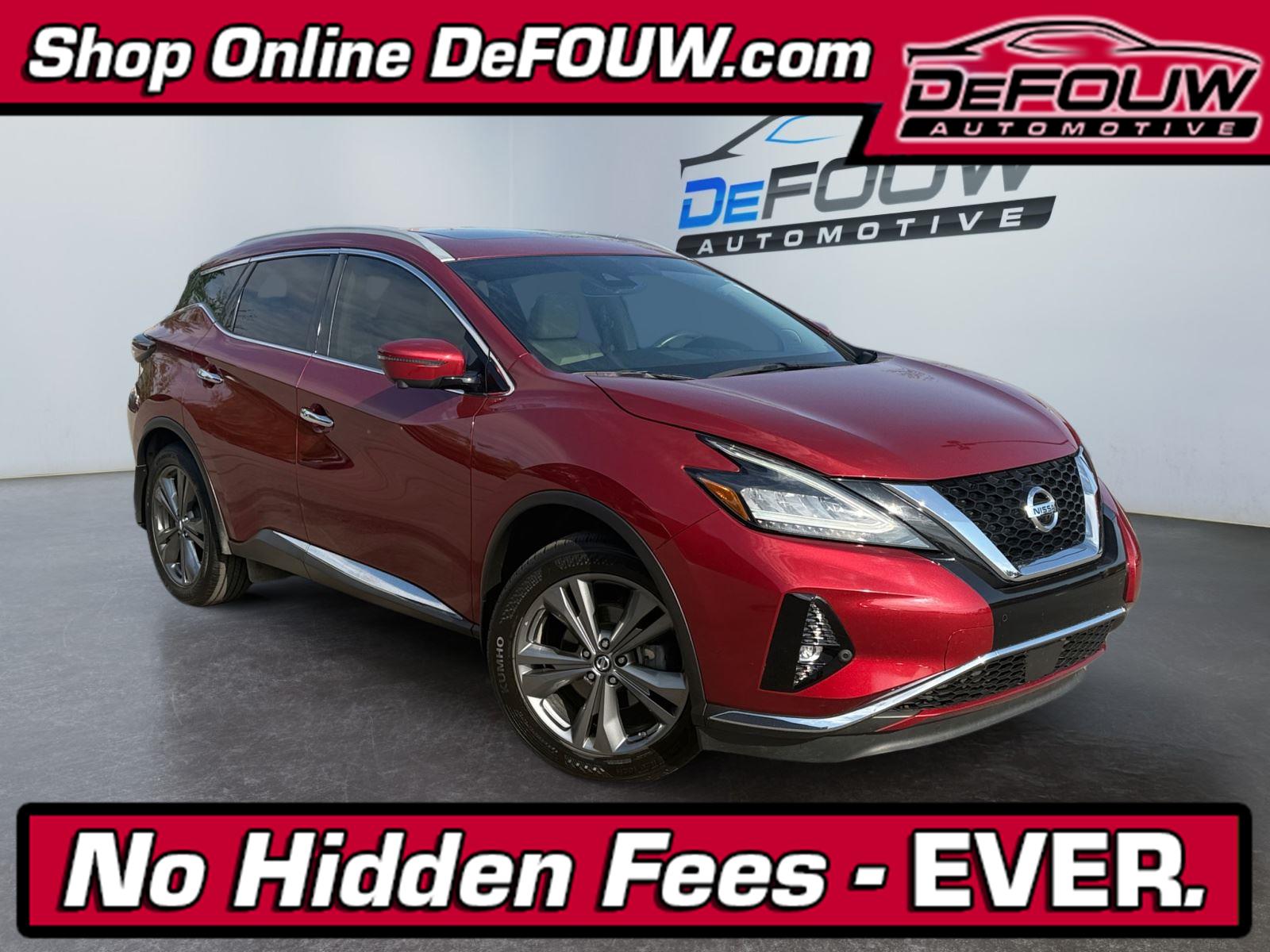 Cayenne Red Pearl Metallic 2019 Nissan Murano Platinum AWD SUV / Crossover All-Wheel Drive Continuously Variable Transmission