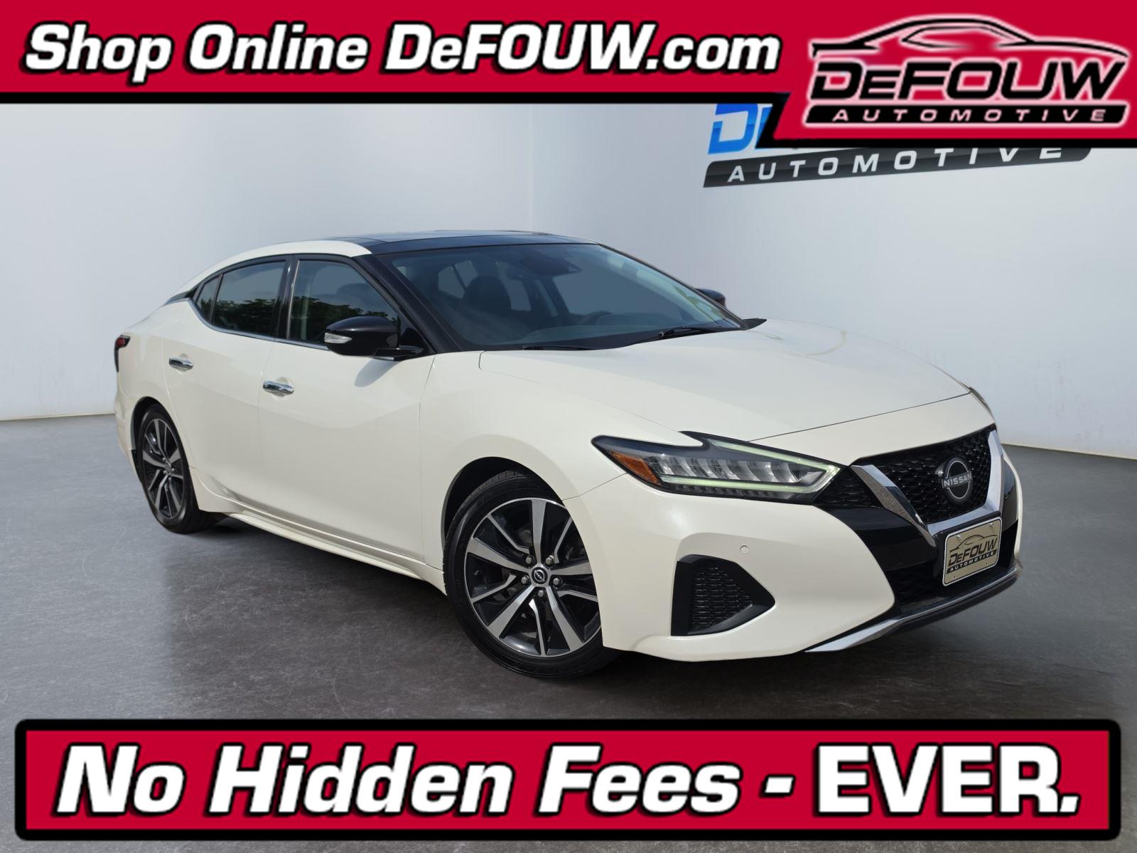 White 2023 Nissan Maxima SL FWD Sedan