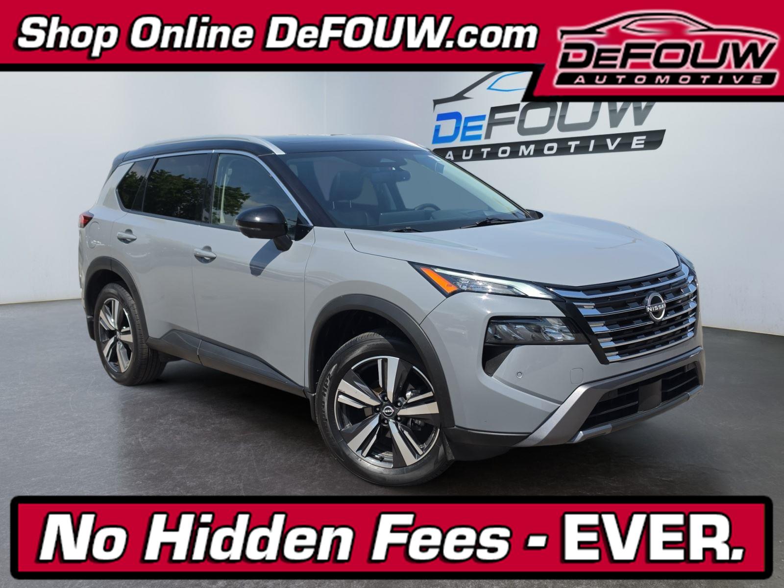 Boulder Gray Pearl/Super Black 2025 Nissan Rogue SL AWD SUV / Crossover All-Wheel Drive Continuously Variable Transmission