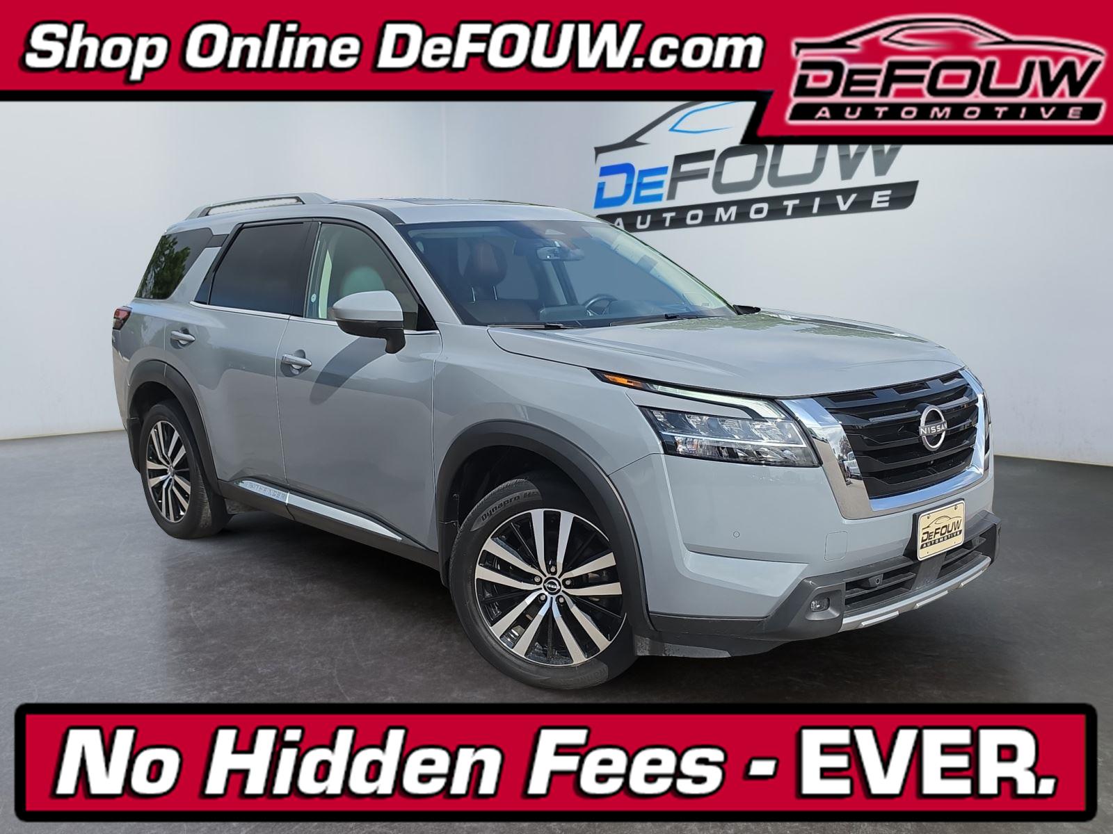 Blue 2024 Nissan Pathfinder Platinum 4WD SUV / Crossover All-Wheel Drive