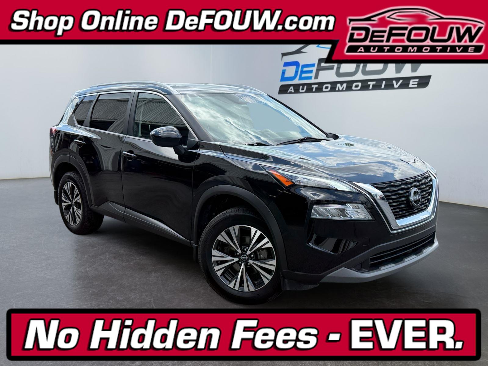 Super Black 2023 Nissan Rogue SUV / Crossover All-Wheel Drive Continuously Variable Transmission