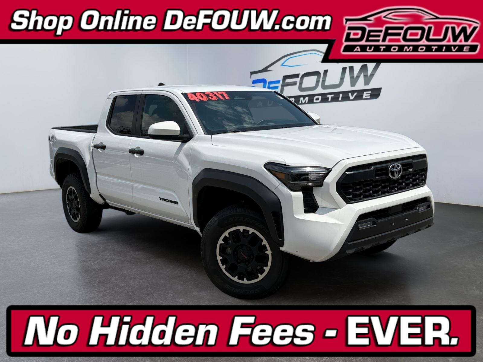 Ice Cap 2024 Toyota Tacoma Pickup Truck Four-Wheel Drive 8-Speed Automatic