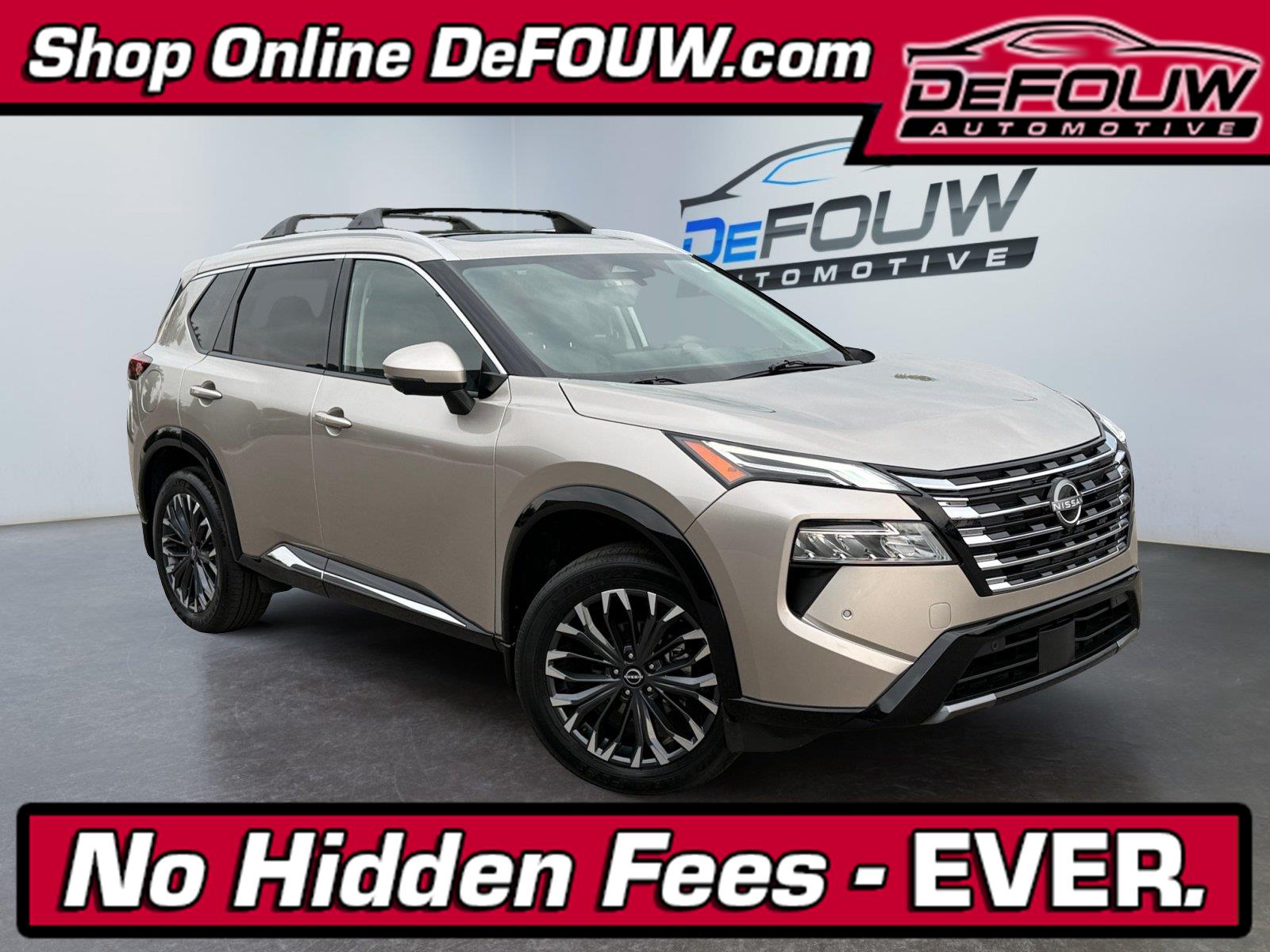 Champagne Silver Metallic 2026 Nissan Rogue SUV / Crossover All-Wheel Drive Continuously Variable Transmission