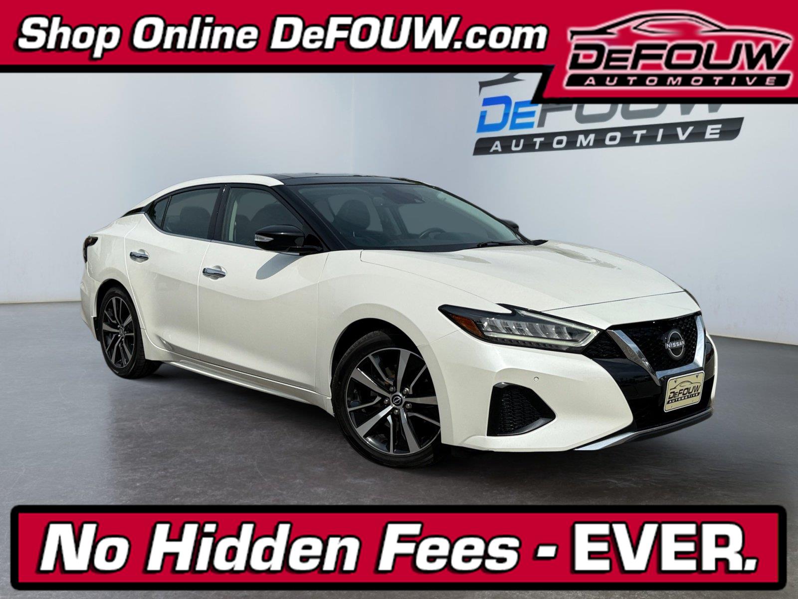 White 2023 Nissan Maxima Sedan  