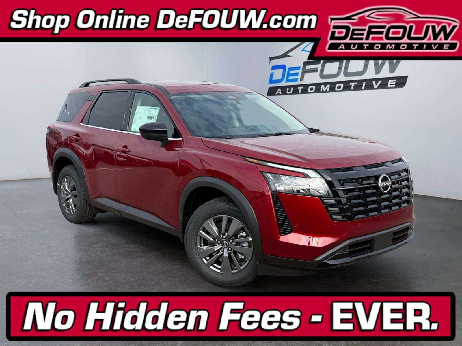 Red (Scarlet Ember Tintcoat) 2026 Nissan Pathfinder SUV / Crossover All-Wheel Drive Automatic