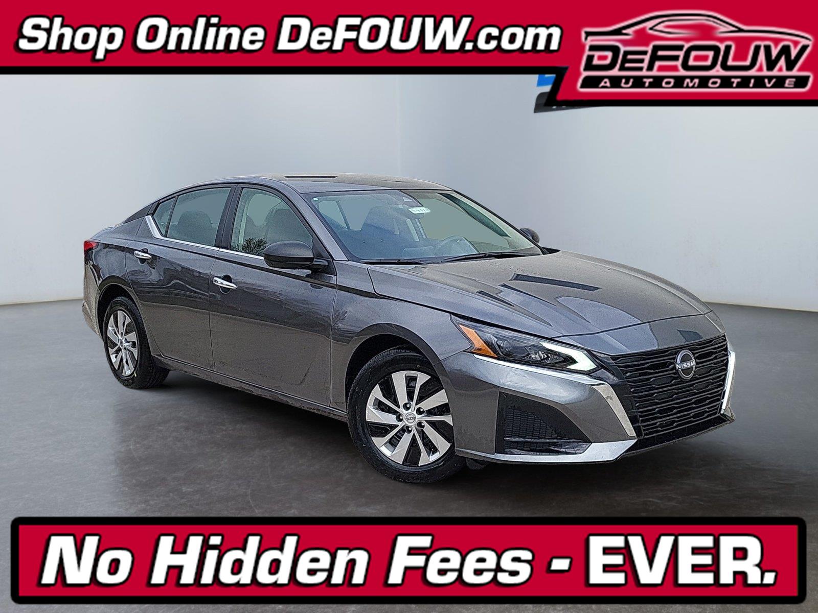 Gray (Gun Metallic) 2025 Nissan Altima Sedan Front-Wheel Drive Continuously Variable Transmission
