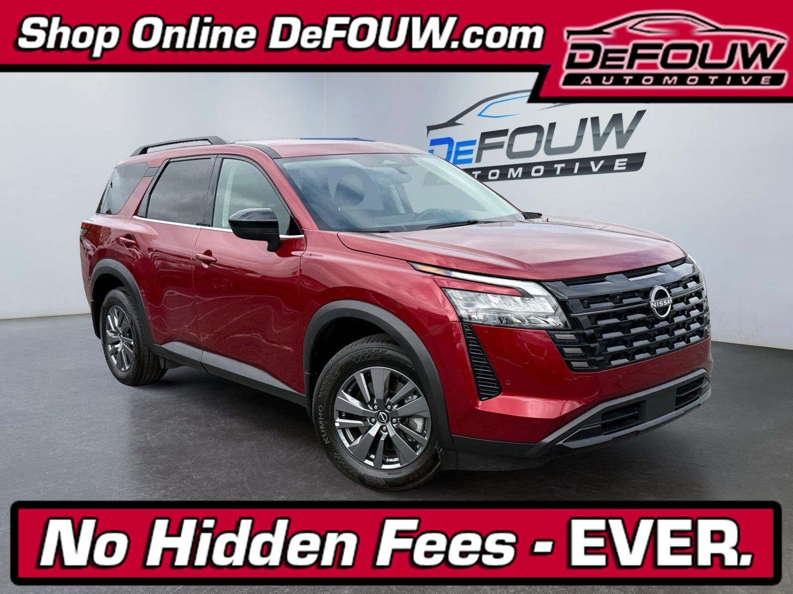 Red (Scarlet Ember Tintcoat) 2026 Nissan Pathfinder SUV / Crossover All-Wheel Drive Automatic