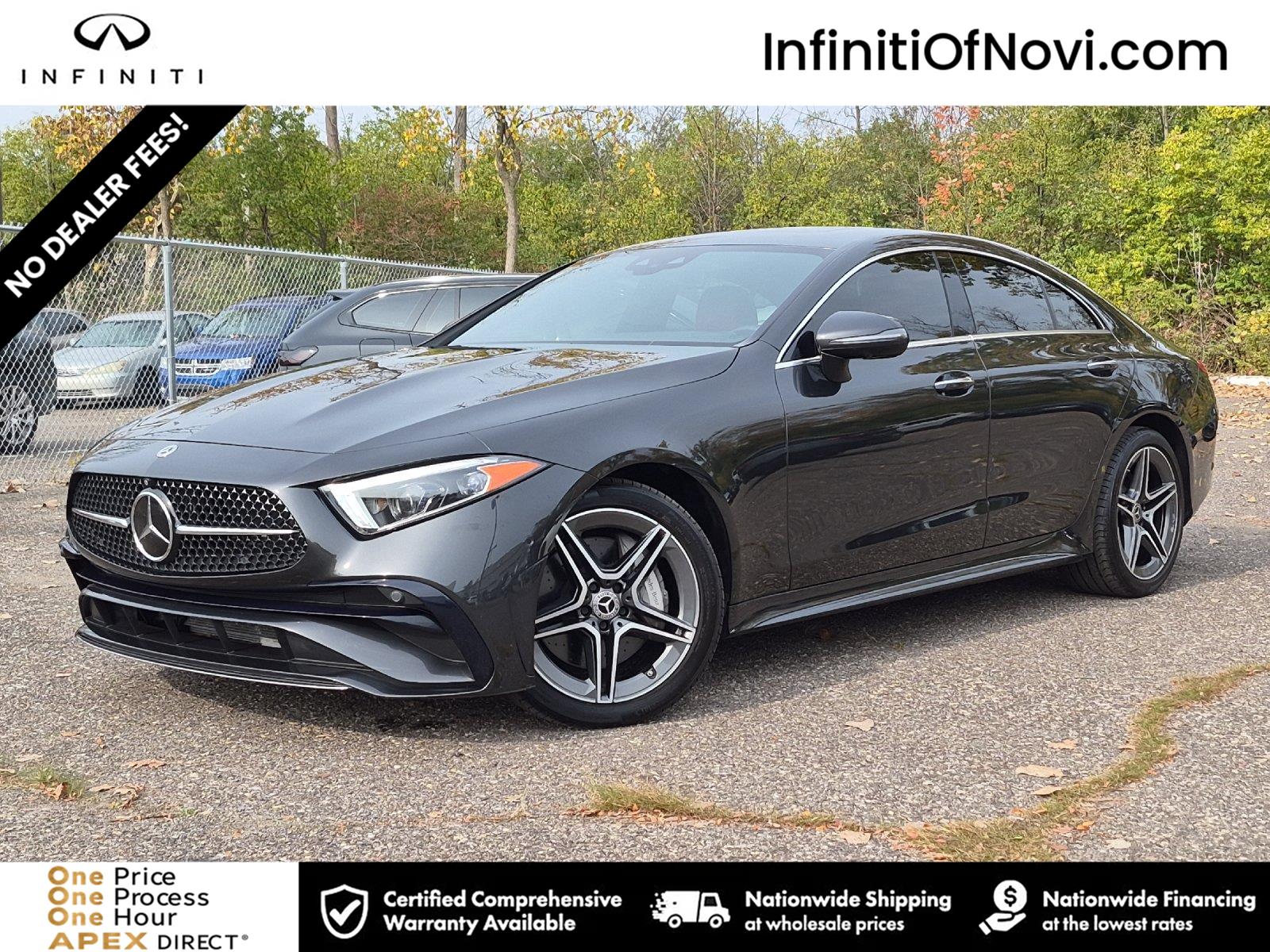 Gray (Graphite Grey Metallic) 2023 Mercedes-Benz CLS Coupe All-Wheel Drive Automatic