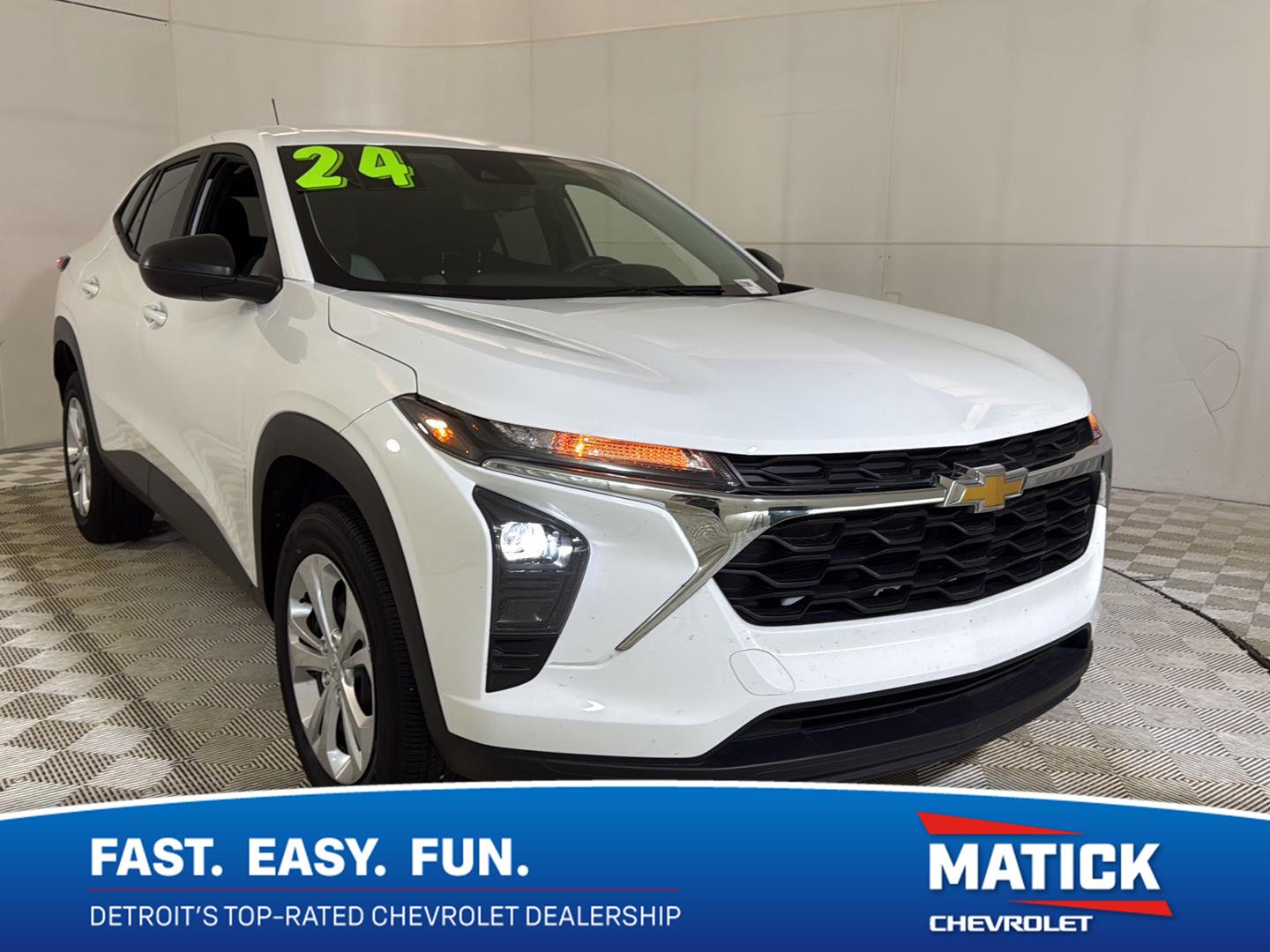 Summit White 2024 Chevrolet Trax SUV / Crossover Front-Wheel Drive 6-Speed Automatic