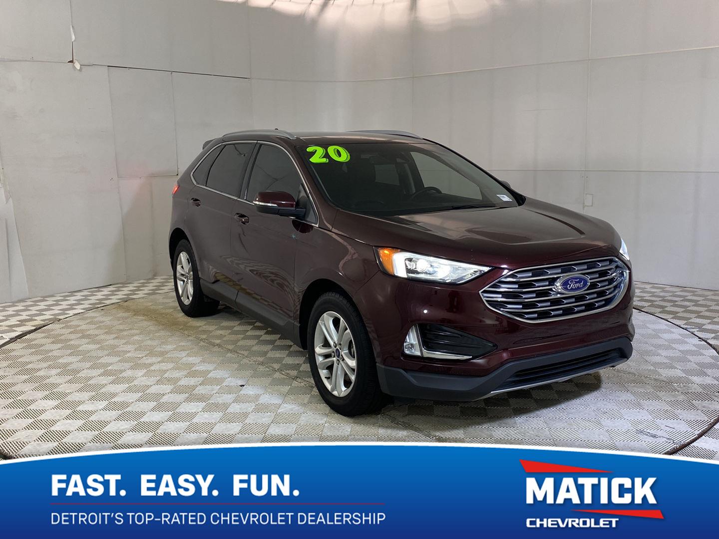 Red (Burgundy Velvet Metallic Tinted Clearcoat) 2020 Ford Edge SUV / Crossover All-Wheel Drive 8-Speed Automatic
