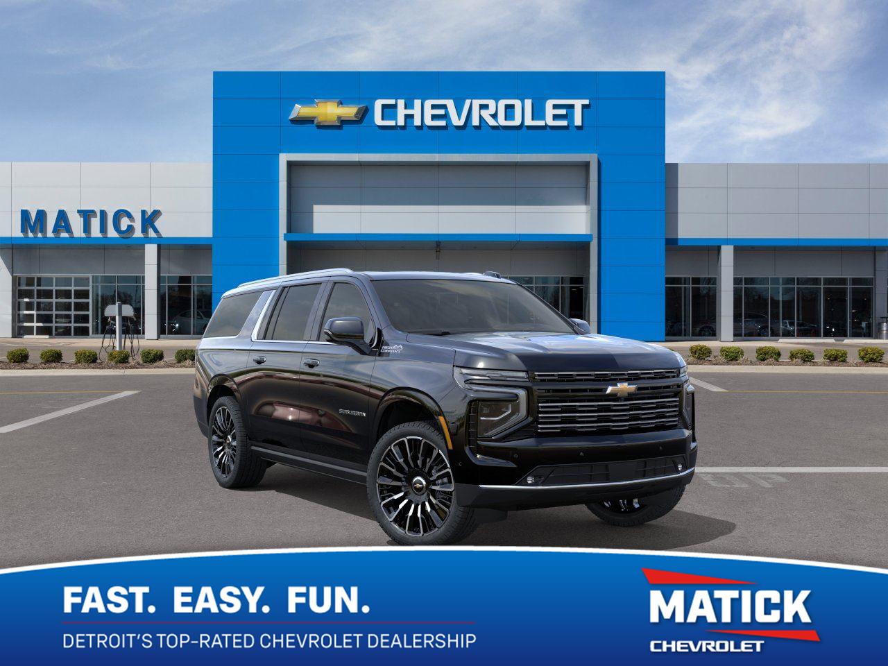 Black 2026 Chevrolet Suburban SUV / Crossover Four-Wheel Drive Automatic