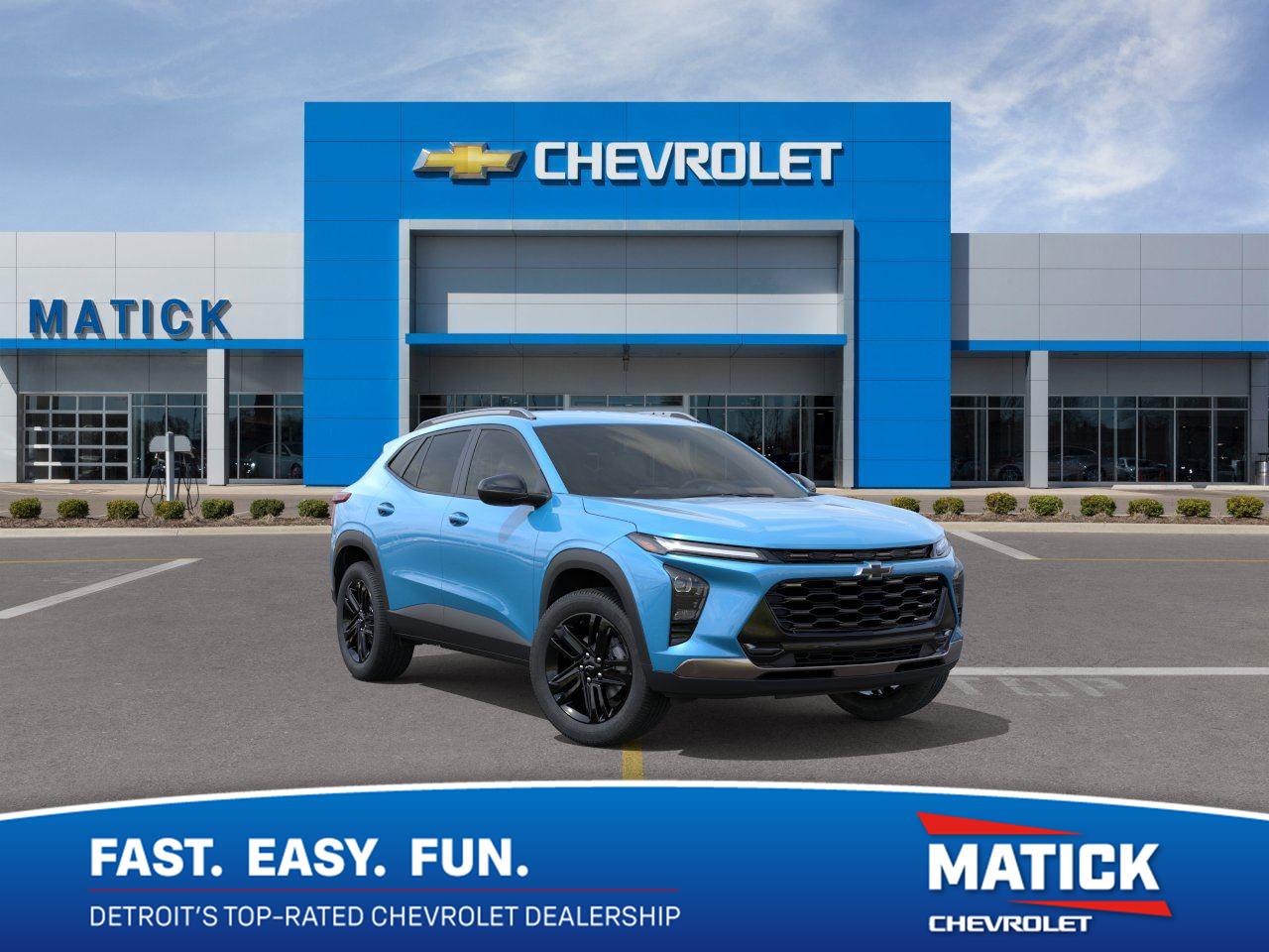 Marina Blue Metallic 2026 Chevrolet Trax SUV / Crossover Front-Wheel Drive 6-Speed Automatic