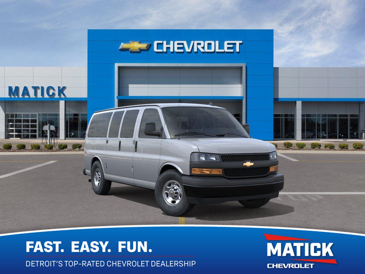 Silver Ice Metallic 2026 Chevrolet Express Van Rear-Wheel Drive 8-Speed Automatic