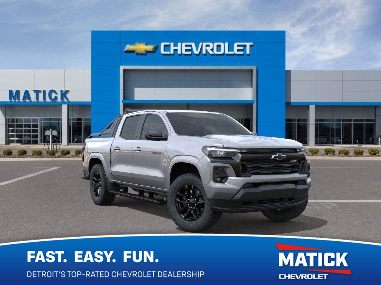 Sterling Gray Metallic 2026 Chevrolet Colorado Pickup Truck Four-Wheel Drive 8-Speed Automatic